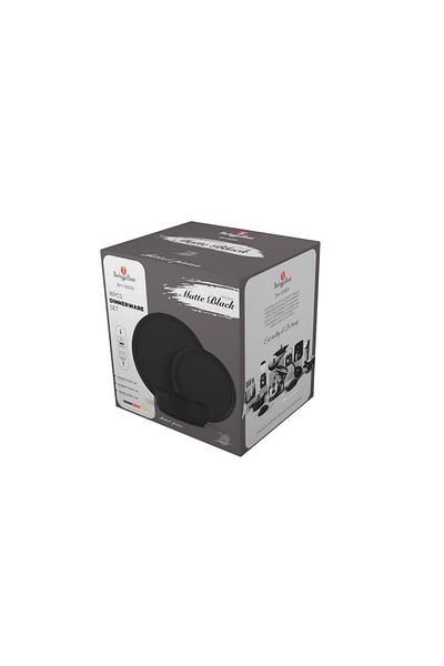 Berlinger Haus Set de farfurii BH 10009 negru mat
