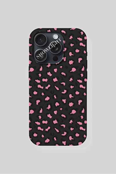 SHOWLIGHT Tecno Camon 19 Pro Uyumlu Pembe Desen Tasarımlı Premium Telefon Kılıfı