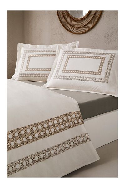 Özdilek Aurea Mother's Day Double Duvet Cover Set with Frame Gift