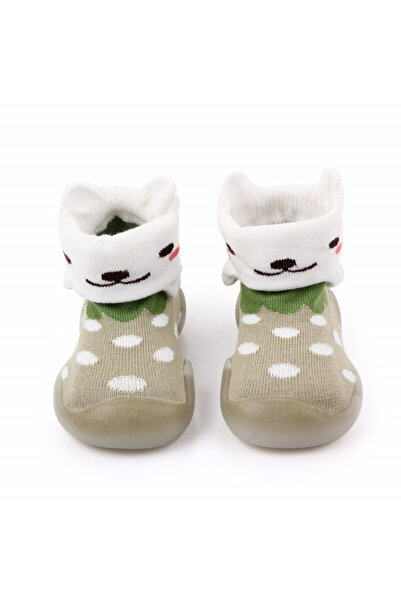 Superbaby Mocasini cu talpa de silicon antiderapanta - Kitty