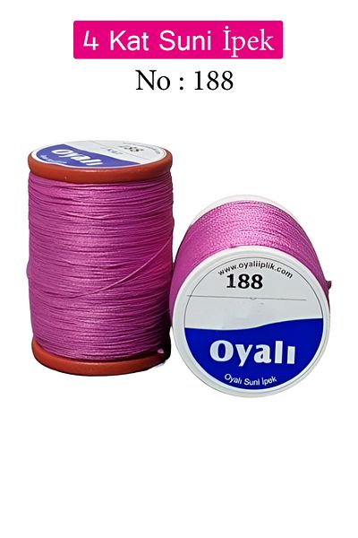 Mu Art Embroidered 4 Layers Artificial Yarn Needlework Embroidery Beading Thread Crochet Embroidery No:188