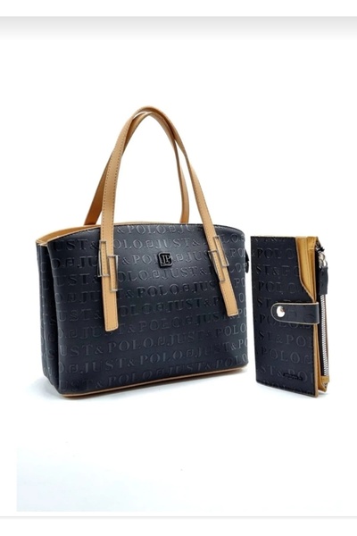 Just Polo حقيبة يد نسائية من جست بولو مكونة من 5 أقسام ومحفظة (موديل خاص لعيد...