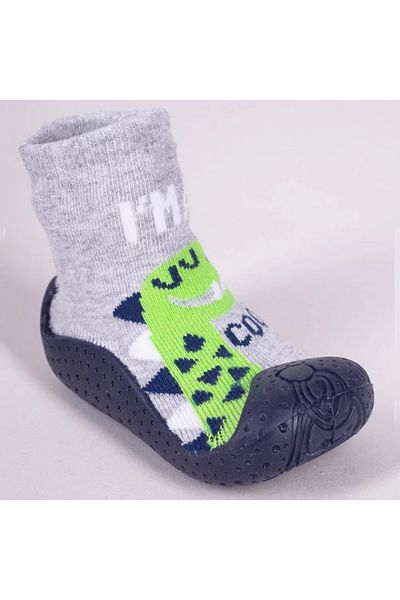 Superbaby Children's moccasins with non-slip sole - cheerful and comfortable design