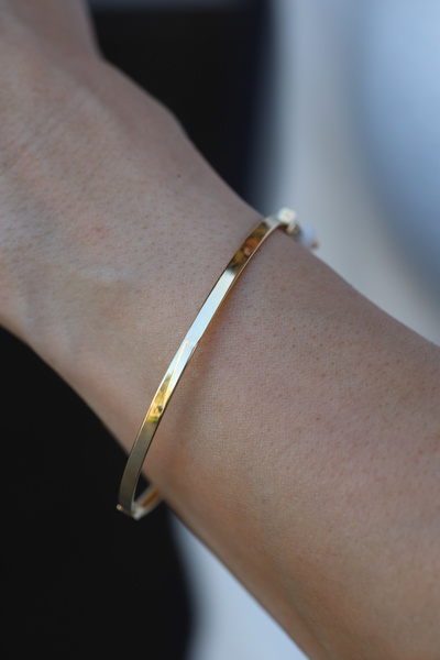 Yenigün Kuyumculuk 14 Ayar Altın Arpaş Düz Sade Sarı Kelepçe