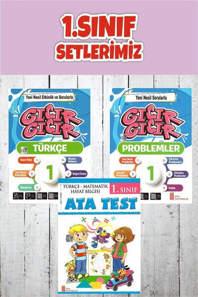 Ata Yayıncılık Ata 1.sınıf 2.dönem Gıcır Gıcır Türkçe Problem Ata Test
