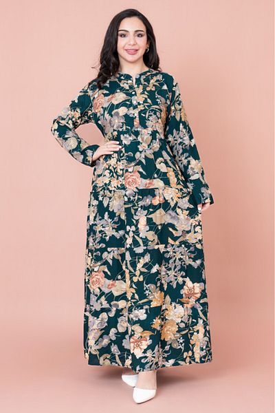IKKXA Floral Flare Jalabiya