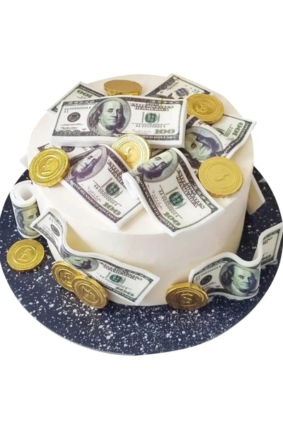 velomy Yenilebilir Dolar Pasta Cupcake Süsü Pasta Kağıdı 30 Adet 3*5 Cm Ölçü