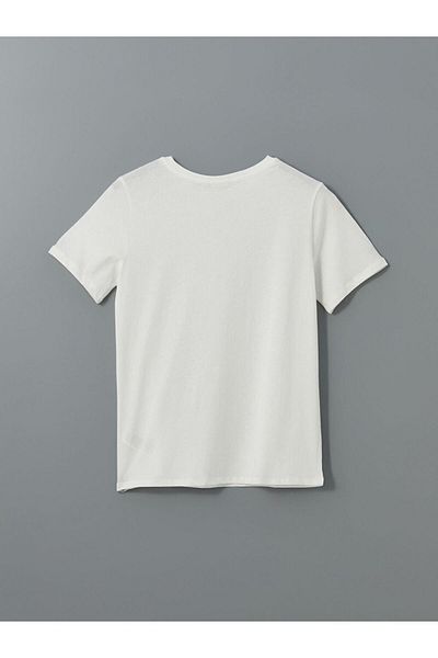 LC Waikiki Tricou pentru femei cu guler rotund şi pietre decorative (S5)