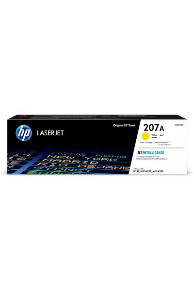 HP خرطوشة حبر ليزرجيت أصلية 207A، صفراء، W2212A
