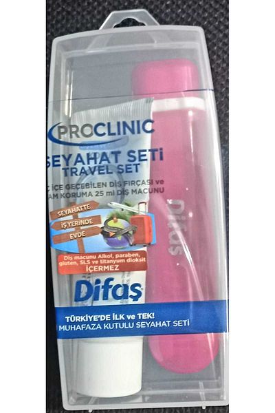 pazarella Pro-Clinic Difaş Travel Set - Boxed