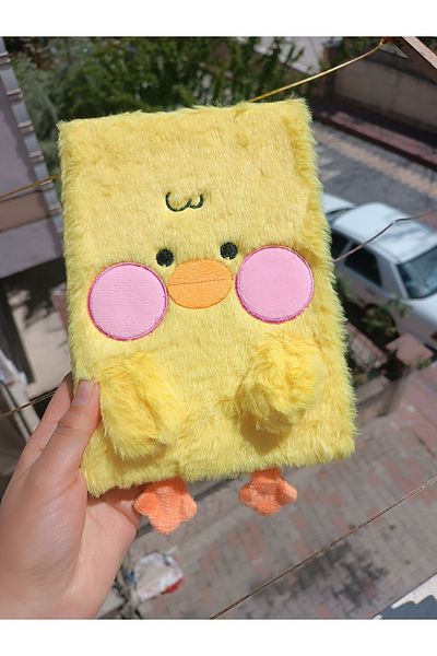EMKSHOP Plush Cute Character Striped Notebook 1. Class Product