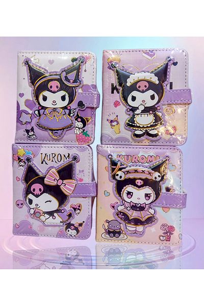 izmir yazici servis Kuromi Fancy Notepad Magnetic Cover Note Weekly Monthly Planner 3 in 1 10X11 Cm.66