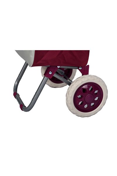 MORANO 20 Inch Portable Folding Two-Wheel Shopping Cart