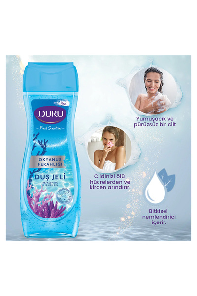 Duru Fresh Sensations Freshness Shower Gel 450ml, Ocean