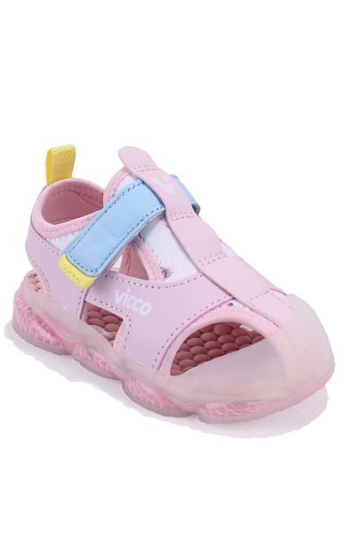Vicco Live 332b525y217 Powder Orthopedic Daily Lighted Girls' Sports Sandals