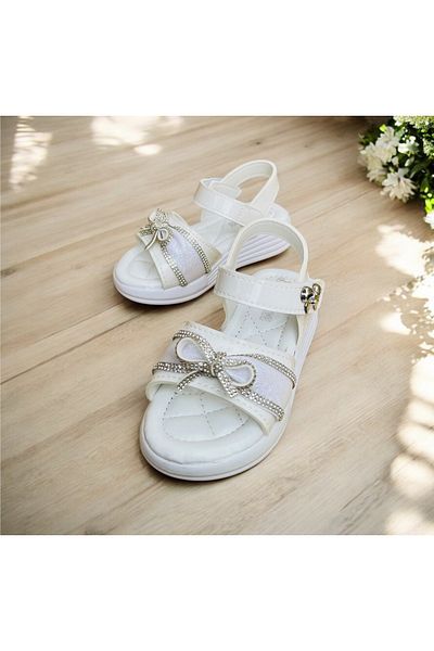 Hızlı Al Girl's Sandals. Girl's Sandals with Velcro, Suitable for Daily Use.