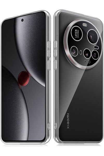 Fibaks حافظة هاتف Xiaomi Mi 15 Ultra مع حماية للكاميرا، غطاء سيليكون شفاف ورفيع للغاية ومرن وغير ملون