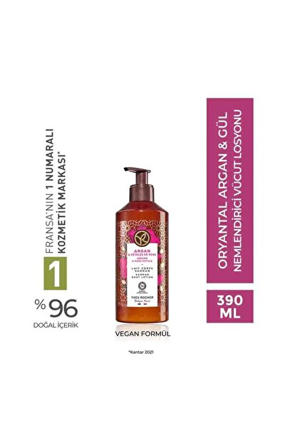 Yves Rocher Nemlendirici Vücut Losyonu - Oryantal Argan ve Gül- 390ml