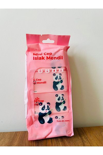 Elit Tiny Wet Pocket Wipes (Pink)