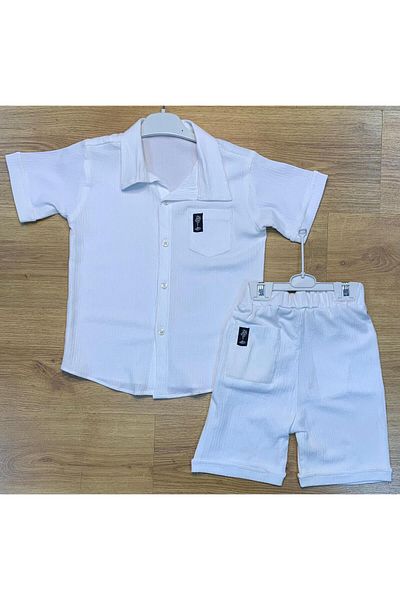 xZarro Kids Shorts Shirt and Tie Suit