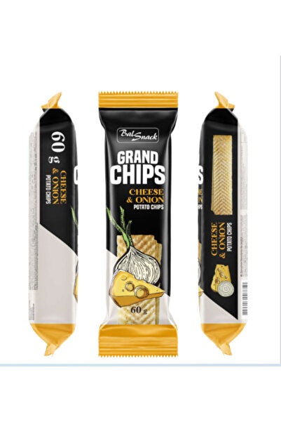 Balsnack Grand Chips cheese and onion flavoured 60g x22