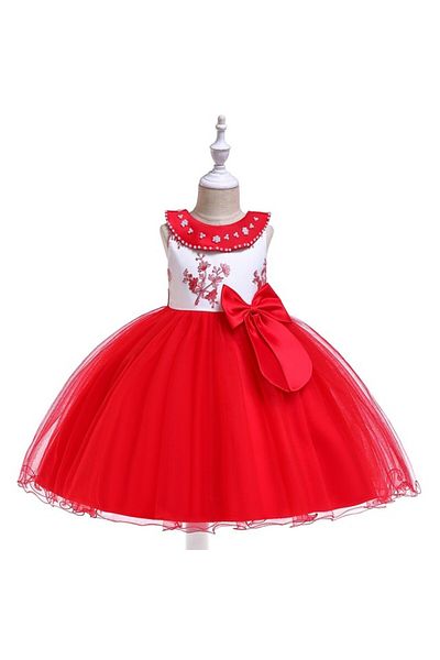 Superbaby Red and white occasion dress - Glamour