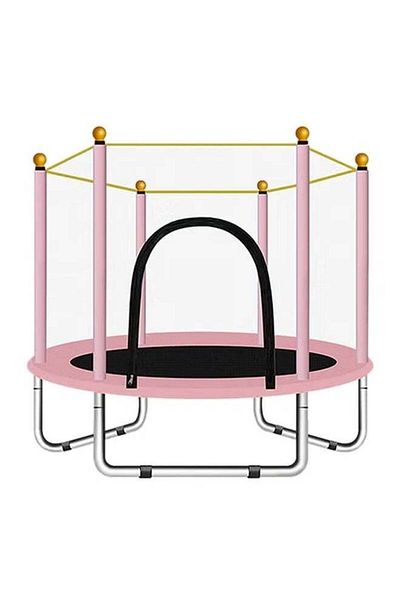 Fitness World Kids Trampoline with Safety Net for Outdoor and Indoor Use