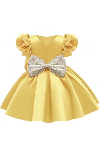 Superbaby Rochita galbena de ocazie - Shinny