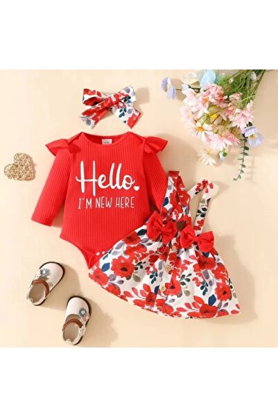 Superbaby Coral bodysuit sundress - Hello