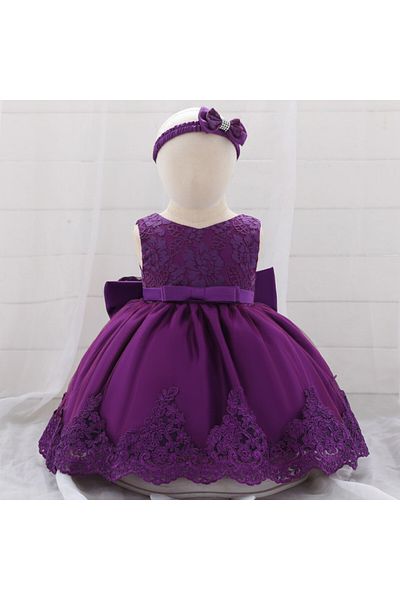 Superbaby Rochita ocazie cu dantela - Purple