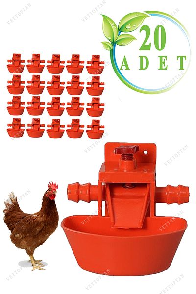 STELLA MODA Chicken Chick Waterer 20 Pieces Automatic