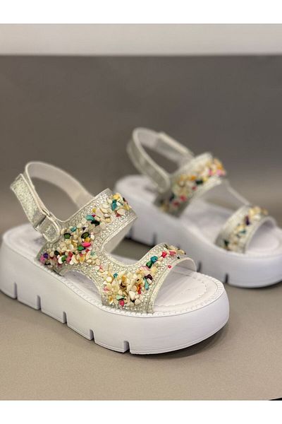 Görkem bebe ayakkabı ve tekstil Girl's Stone Sandals