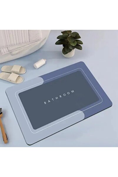EVİMA (1 шт.) Нековзна основа, водопоглинаюча, 40×60, квадратна килимок для ванної кімнати