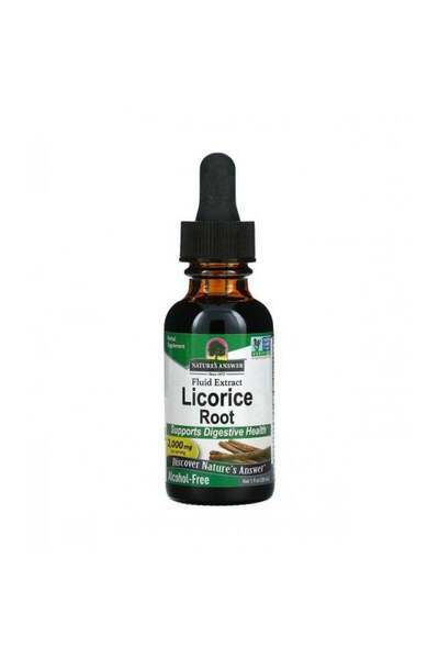 Natures Answer Herbal Supplement Licorice Pure Oil 30ml (6401) --- هيربال زيت عرق السوس النقي 30مل