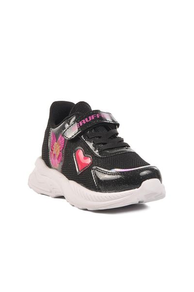 WALKWAY Ruffon Black-Lilac Textile Children's Sports Shoes 2340 F