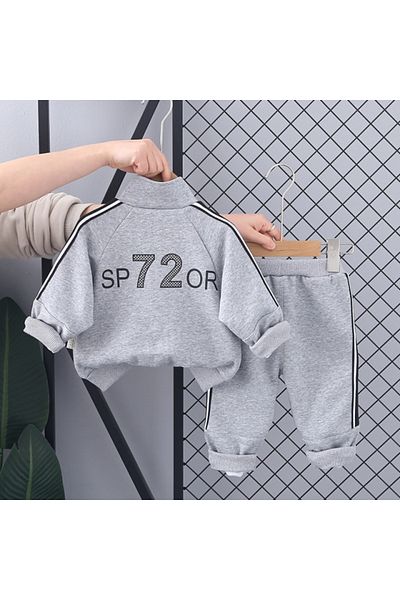 Superbaby Gray tracksuit for boys - Bonny