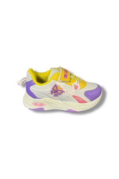 İdeal Picasso 081218-P Girl Child Baby Very Comfortable Mesh Banded Daily Sports Walking Shoes