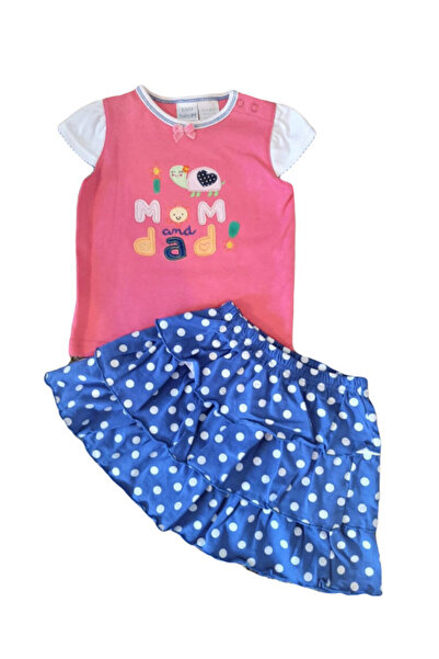 Superbaby Compleu cu fustita - I love mom and dad