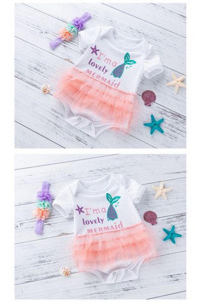 Superbaby Body cu tulle - Mermaid