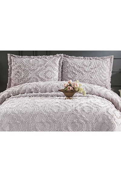 Sivalde Hercai Gray Double Chenille Pique Set