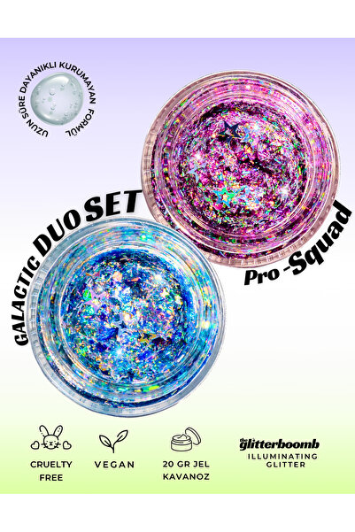 the glitter boomb - Jel glitter - Galactic Duo Set
