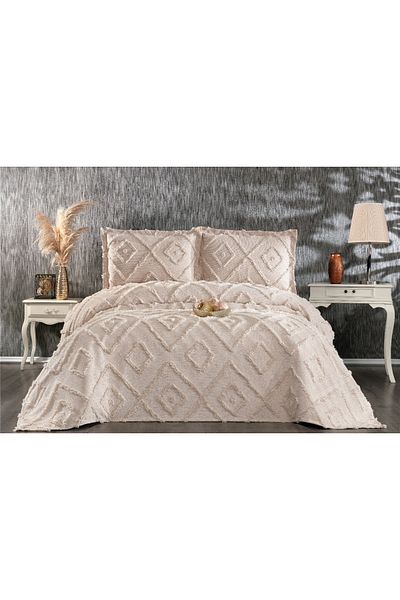 Sivalde Harmony Cappuccino Double Chenille Pique Set