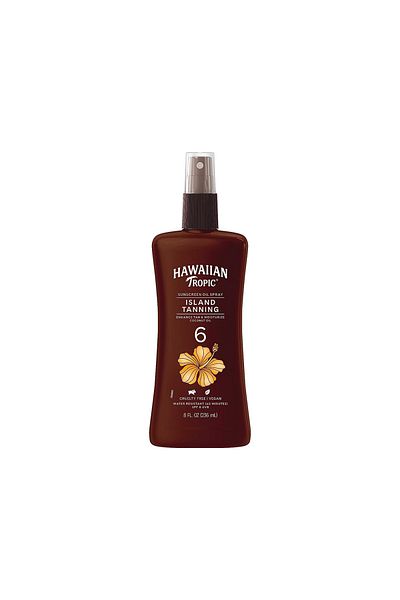 Hawaiian Tropic Hawaiian Tropic Sunscreen Spray, Dark Tanning Oil, SPF 6, 8 oz