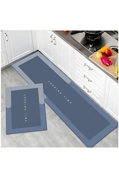 EVİMA (2 штуки) 40×60 і 40×120 розмір Нековзне дно Водопоглинаючий килимок для ванної та кухні