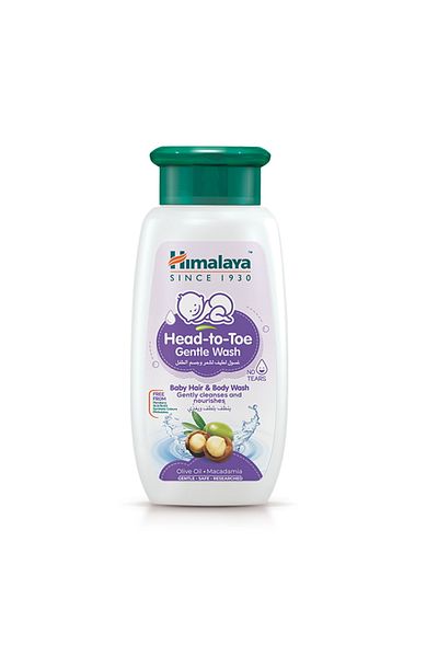 Generic Himalaya Head To Toe Gentle Wash Baby Hair & Body Wash With Olive Oil & Macadamia 400 ml