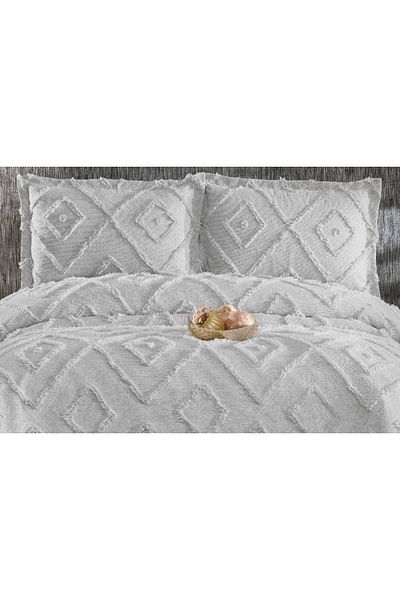 Sivalde Harmony Gray Double Chenille Pique Set