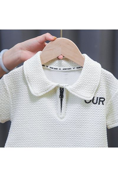Superbaby Costumas alb pentru copii - OUR