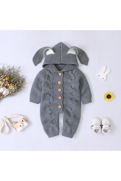 Superbaby Crochet baby jumpsuit - Bunny