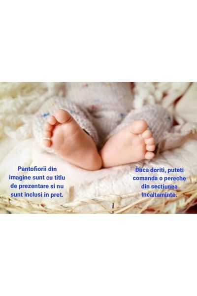 Superbaby Salopeta alba imprimata cu capsuni