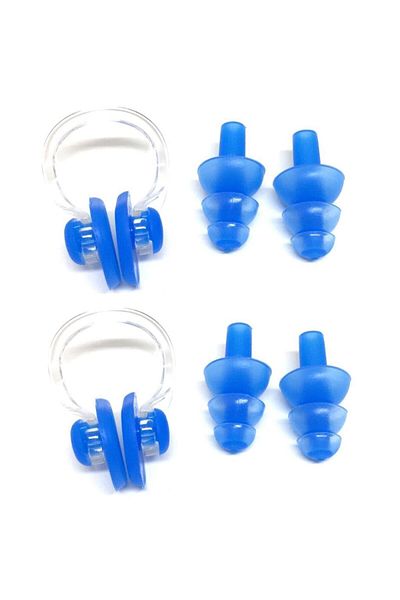 3B Trend 2 Pairs Pool Ear Nose Plug Plug Apparatus Nose Ear Plug Set